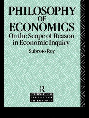 cover image of The Philosophy of Economics